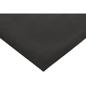 Hypalon Sheet, Black, 1/8" Thick, 12" Width, 24" Length