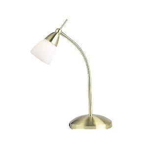 Laiton satiné Lampe de bureau tactile - HP015706