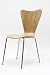 Arne Jacobsen Style Series 7 Side Chair in Natural