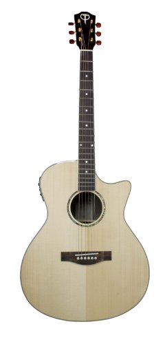 Teton Acoustic Electric Cutaway Grand Auditorium Solid Spruce Top Rosewood Back/Sides STA150CENT On Sale