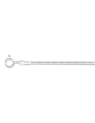 Sterling Silver Snake Chain Necklace 1.5mm, 18 inch