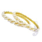TWISTED PEARL BANGLES | Bangle Size 2 X 4 | Color Multicolour