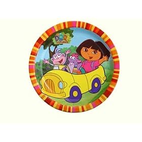 Dora the Explorer Luncheon Plates Birthday Party