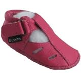 Buskins Baby Shoes: Summa Sandal in Pink Leather (Size=1:(0-6M) 4\)