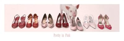 Pretty in Pink (Piglet in Shoes)