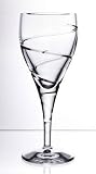 Review Knightsbridge Crystal  / Knightsbridge Crystal Swirl White Wine-Set of 6