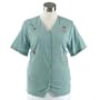 Alfred Dunner Painted Desert Embroidered Blouse Malachite 16W