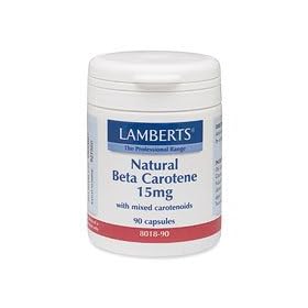 Natural Beta Carotene With Mixed Carotenoids - 90 x 15mg capsules