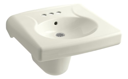 Kohler K-1999-4-96 Brenham Wall-Mount Hole Biscuit