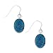 Stunning .925 Sterling Silver Blue Denim Lapis Earrings 1