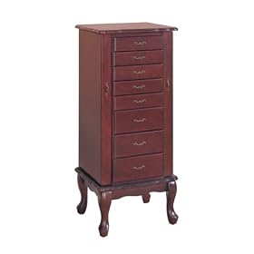 Powell Cherry Jewelry Armoire