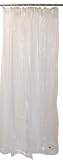Nuvo Design Shower Curtain Liner with Magnets and Metal Grommets, 70-Inch by 72-Inch, Clear
