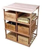 Wine Cellar Innovations Natural Red Oak Double Deep Case Rack with Tabletop 37x30x27-in.