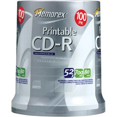 Cover image : Memorex CD-r 80 100 Spindle Print