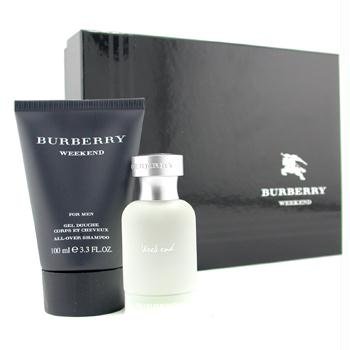 BURBERRY WEEKEND 2 pc Cologne Gift Set for Men 1.7 oz eau de toilette spray and 3.3 Body Shampoo