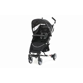 Petite Star Zia4+ Stroller (Black Polka Dot)