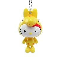 Hello Kitty 1" Mini Rody Hanging Mascot Key Ring - Yellow