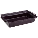 Esprit de Cuisine by Appolia Rectangular 2.25 Quart Baking Dish, Eggplant