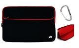 Red Laptop Bag for 15.6 inch Dell N5030-17230BK Notebook + An Ekatomi Hook.