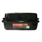 Granite Ware 19.5 x 13 x 9.5 Inch Covered Rectangular Roaster