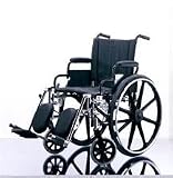 Excel K4 Lightweight Wheelchair - Flip Back Desk Arms, 18, Swingaway Elevating Legrests