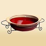 Baking Dish with Holder - Red