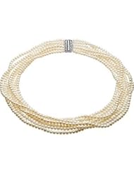 Sterling Silver Freshwater Culturedpearl 7 Str Ncle