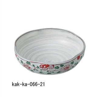 和食器 まごころ 唐草花 花型4.5鉢 138mm×47mm 注文数:12