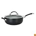 Circulon Symmetry Hard Anodized Nonstick 6-Quart Covered Chef Pan with Helper Handle