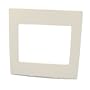 Leviton ACWP2-00W 2-Gang Device Acenti Wallplate Screwless Snap-On Mount, Alabaster