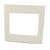 Leviton ACWP2-00W 2-Gang Device Acenti Wallplate Screwless Snap-On Mount, Alabaster