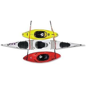 Click to read our review of Kayak Storage Racks: Wildwasser Wall Rack 3