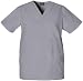 Lydia's Uniforms - Scrubs - Cherokee Uniforms Authentic Workwear Unisex 3 Pocket V-neck Scrub Top (Gray, Medium)