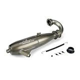 1/8 007 Hi-Torque Inline Exhaust Sys:Hard Anodized