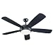 Monte Carlo 5DI52BSD-L Discus 52-Inch Brushed-Steel 5-Blade Ceiling Fan with 75-Watt Light