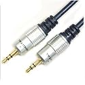 1 METRE 3.5MM PLUG TO PLUG AUX INPUT CABLE FOR IPOD MP3 CAR PLAYER