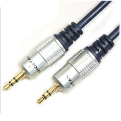 1 METRE 3.5MM PLUG TO PLUG AUX INPUT CABLE FOR IPOD MP3 CAR PLAYER