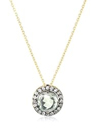 Kalan by Suzanne Kalan Round Green Envy Topaz Necklace