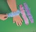 12 Iridescent Pastel Marabou Slap Bracelets