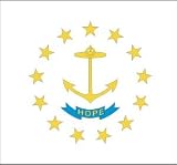 Rhode Island Flag Polyester 3 ft. x 5 ft.
