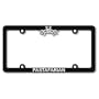 Flying Spaghetti Monster License Plate Frame - White on Black