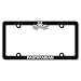 Flying Spaghetti Monster License Plate Frame - White on Black