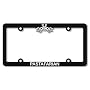 Flying Spaghetti Monster License Plate Frame - White on Black