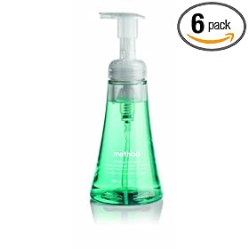 method Foaming Hand Soap, Eucalyptus Mint, Case Pack, Six -10 Ounce Bottles (60 Ounces) by Method