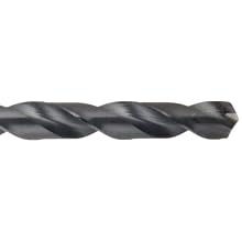 Cleveland 927E High Speed Steel Taper Shank Drill Bit, Extra Length, Coolant Through, Black Oxide, Morse Taper Shank, 118 Degree Notched Point