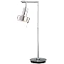Aluminum and Satin Chrome Down Light Desk Lamp