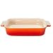 Le Creuset Stoneware Square Dish, Volcanic, 23 cm