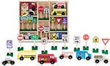 Wooden Vehicles And Traffic Signs