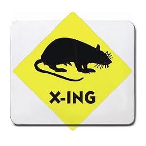 RAT CROSSING Mousepad
