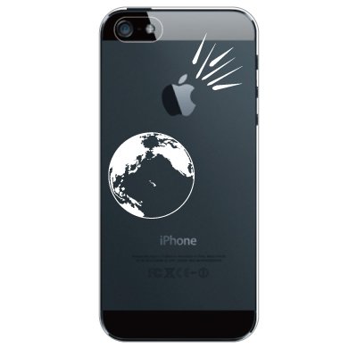 隕石 meteorite【ホワイト】 / iPhone5ケース【iphone5 ケース カバー】【スマホケース】【スマートフォン ケース】